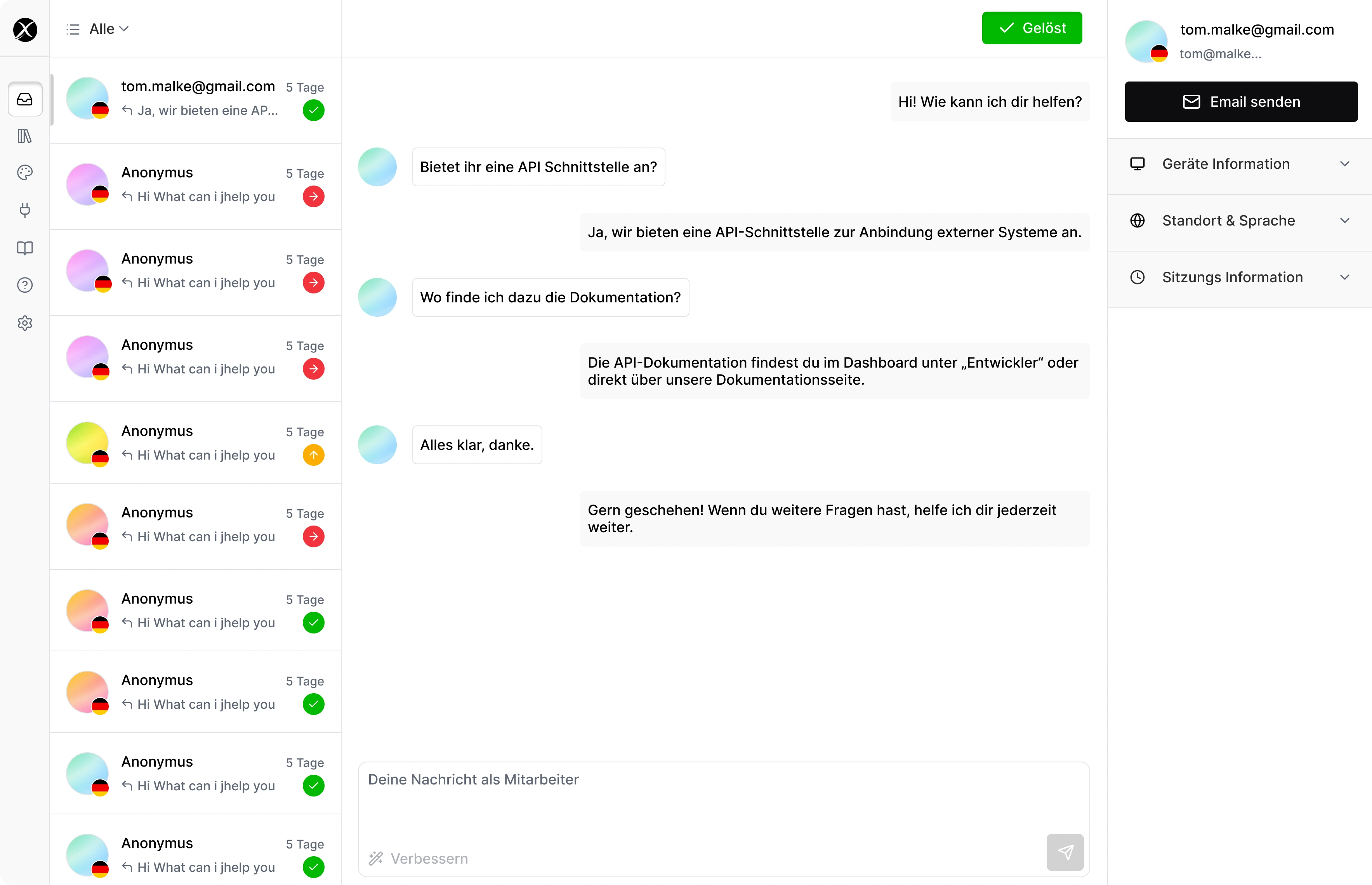 Conversations preview